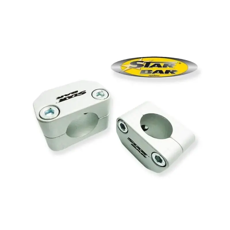 Petit Prix ADAPTATEUR / REHAUSSE GUIDON ALU STAR BAR 22 EN 28.6MM +10MM