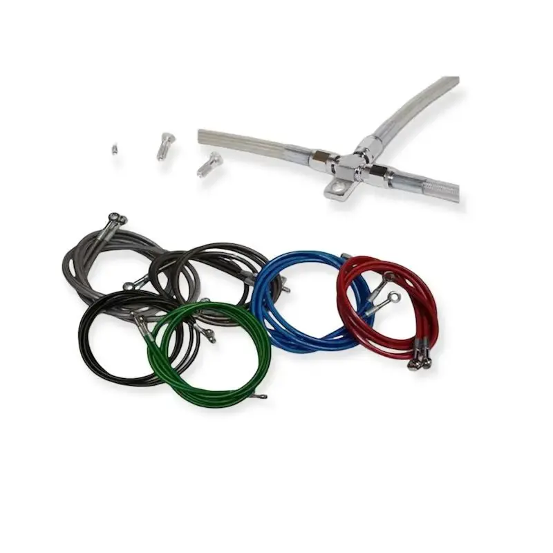 Prix Réduit KIT DURITES FREIN AVANT AVIATION AVEC T NATUREL YAMAHA 350R