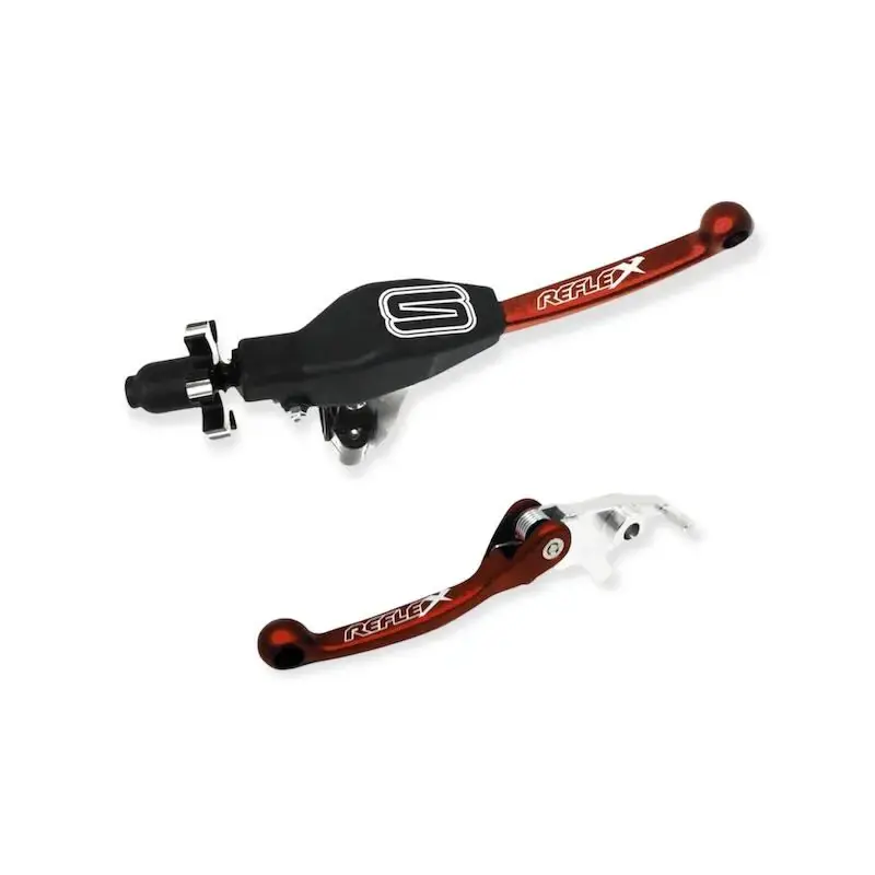 Paiement Sécurisé KIT LEVIERS CONTREPLIABLES EMBRAYAGE ET FREIN STREAMLINE RFX KAWASAKI KFX 400 / SUZUKI LTZ 400 / LTR 450 ROUGE
