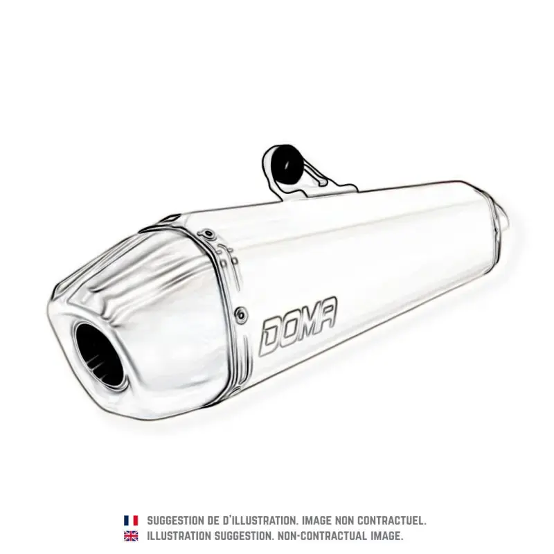 Silencieux 4 temps pour YAMAHA YZF 250 (19-25) ACS Vente Flash