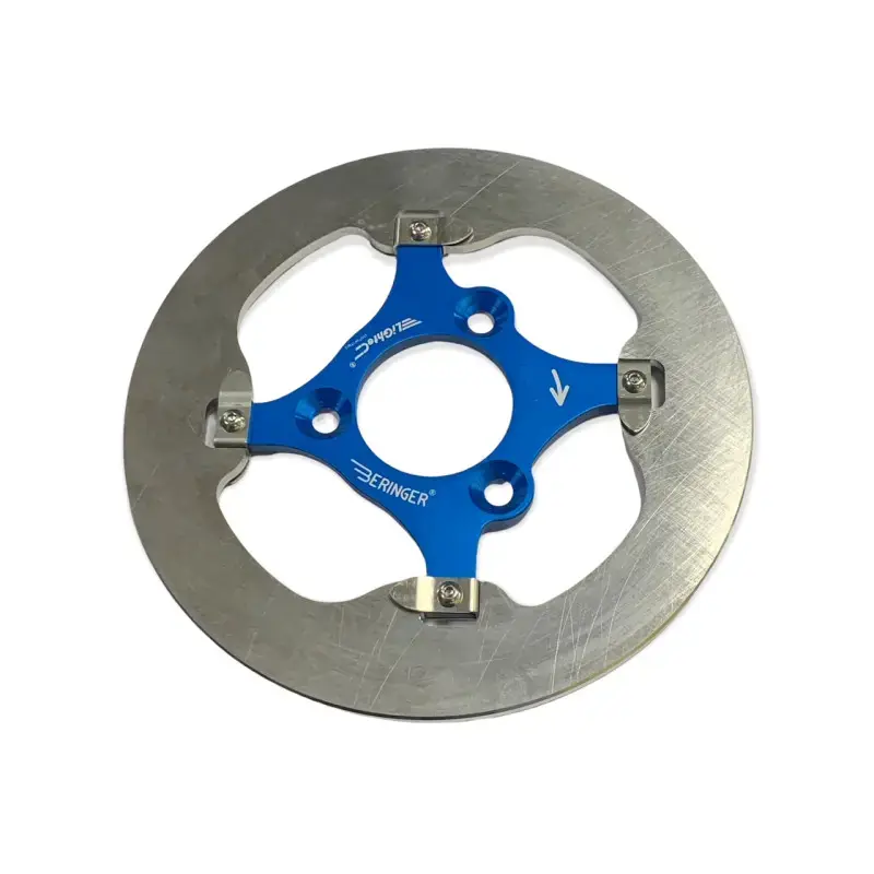 DISQUE DE FREIN GAUCHE BERINGER BLEU PISTE INOX LTR 450 Nouvelle Collection