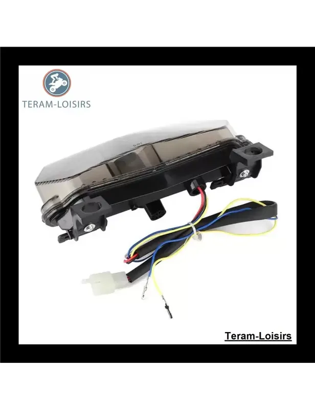 Vente Flash Feu Arriere + Clignotants Intégrés Kawasaki ZX6R Fumé de 2003 2004