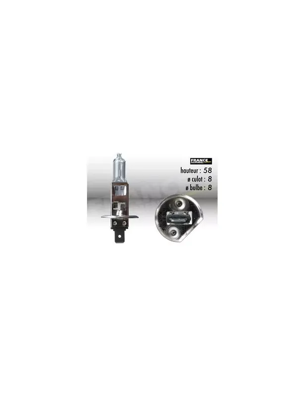 AMPOULE PHARE HALOGENE H1 P14,5S 12V55W Solde