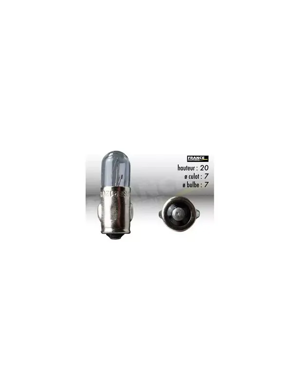 Achat Immédiat AMPOULE TEMOIN AVEC CULOT BA7S 12V2W
