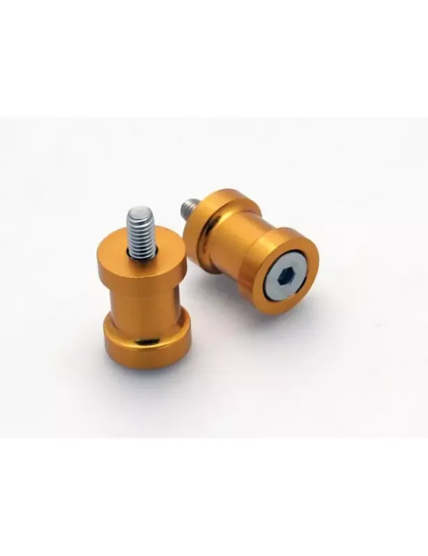 Top Vente Pions de bras oscillant R&G RACING M6 or