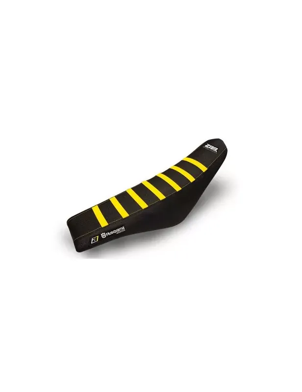 Housse de selle BLACKBIRD Zebra noir/jaune Husqvarna TC125/FC250 Commander Vite