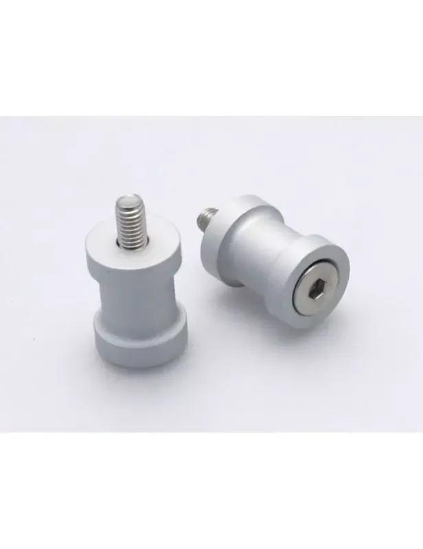 Meilleur Prix Pions de bras oscillant R&G RACING M10 aluminium argent