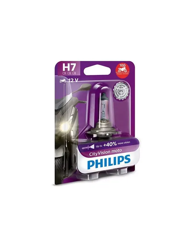 Ampoule PHILIPS H7 CityVision Moto 12V/55W – x1 Solde