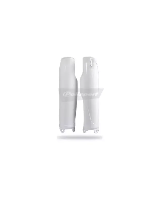 Protections de fourche POLISPORT blanc Kawasaki KX250F/KX450F Offre Limitée