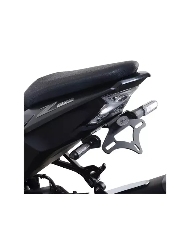 Certifié Support de plaque R&G RACING noir Kawasaki ZH2