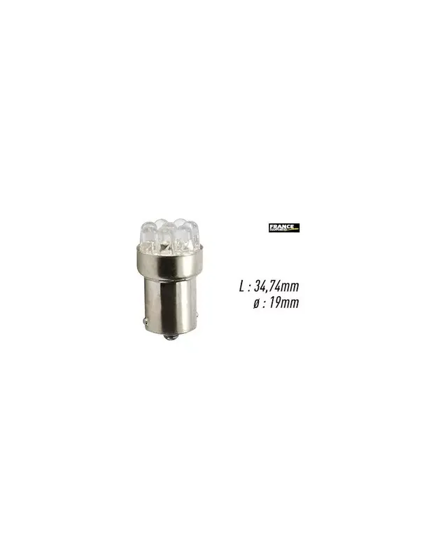 AMPOULE BLANCHE TYPE BA15S Acheter En Ligne