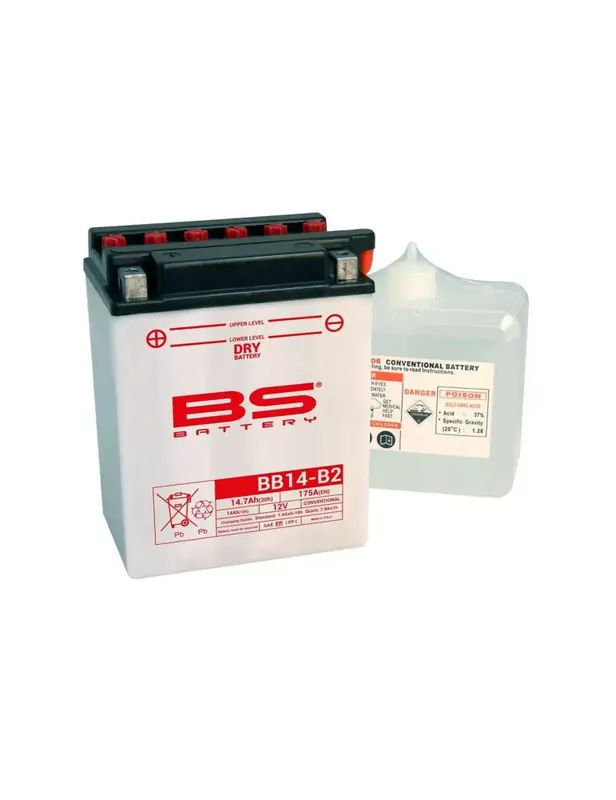 Affaire À Saisir Batterie BS BATTERY BB14-B2 haute performance livrée avec pack acide