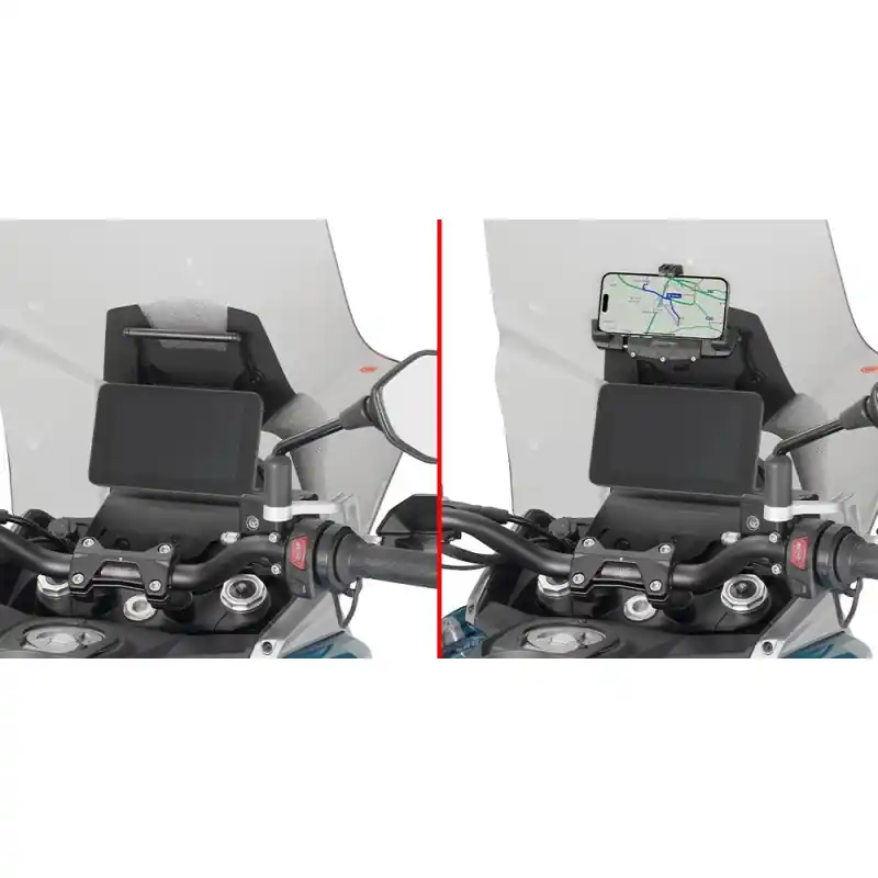 Nouveauté Chassis Support Smartphone / GPS Givi QJMOTOR SRT 600 SX
