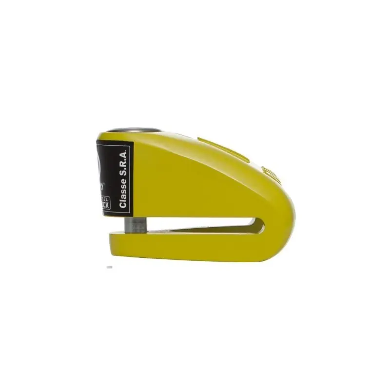 Antivol Bloque Disque avec Alarme Auvray DK-10 Jaune (Classé S.R.A) Promotion