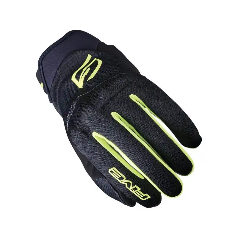 DESTOCKAGE !! Gants Ete Fives Globe Evo Noir/Jaune Fluo S Commander Maintenant