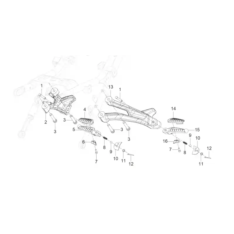 Repose Pied Arrière 11 – RONDELLE M6 QJ Prix Bas