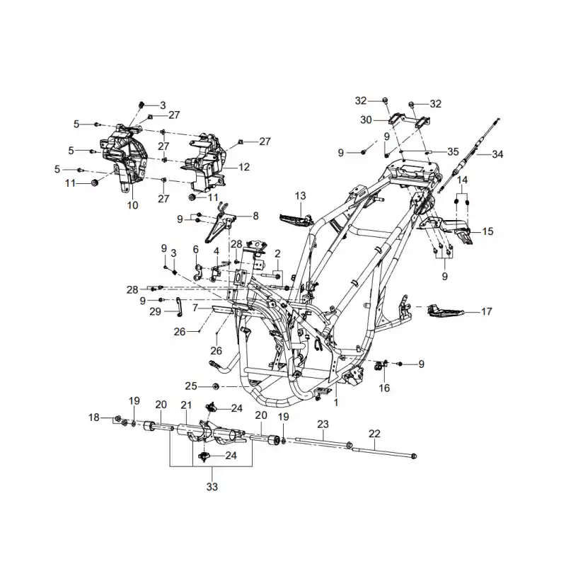 Cadre 1 – CADRE ATR 125 Soldes
