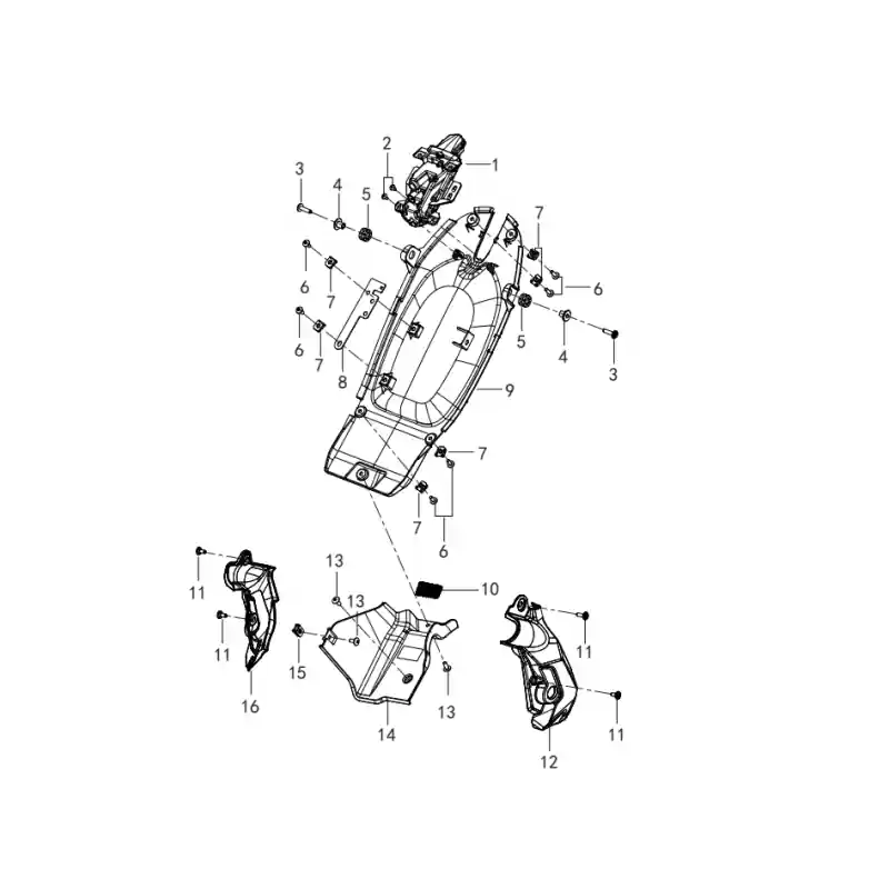 Petit Prix Feu Arrière / Passage de Roue 11 – VIS M6X15 QJ