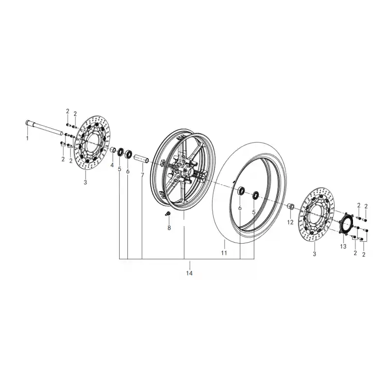 Seulement Aujourd&rsquo;hui Roue Avant 8 – VALVE DE PNEU