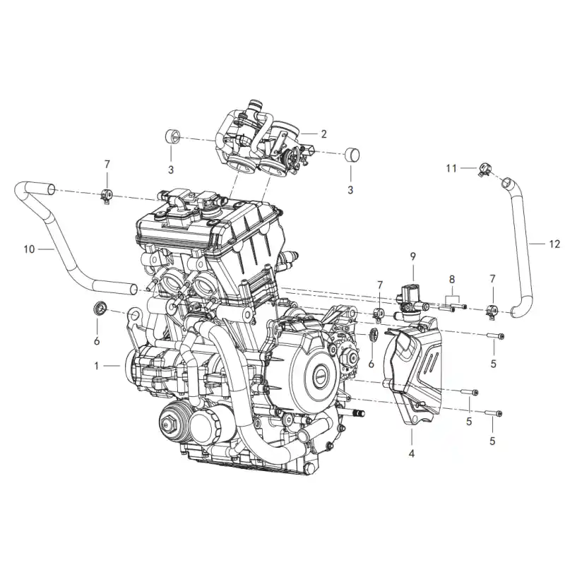 Moteur 2 – CORPS INJECTION SRK 550 Offre Limitée