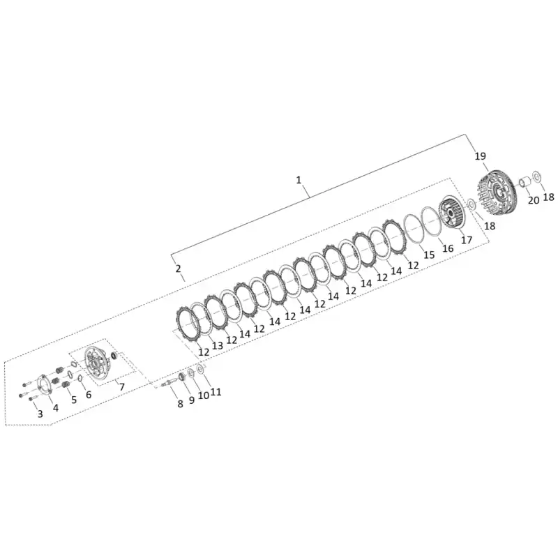 Expédié Aujourd&rsquo;hui Embrayage 1 – KIT EMBRAYAGE COMPLET