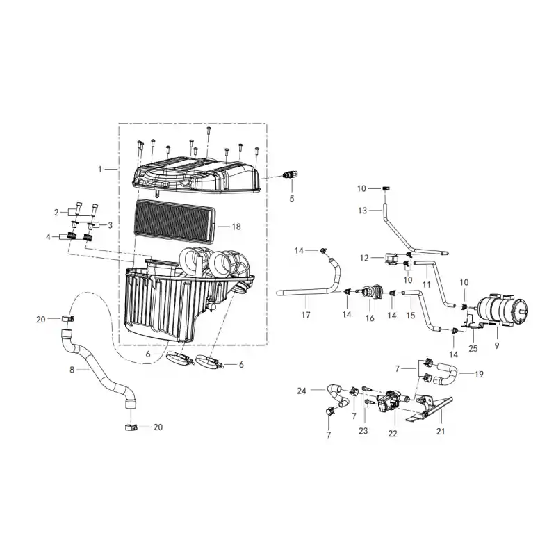 Commander Vite Boitier Filtre à Air 4 – SILENTBLOC QJ