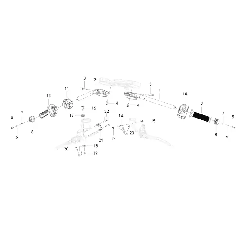 Dernier Modèle Ensemble Demi-Guidon 7 – RONDELLE M6 QJ