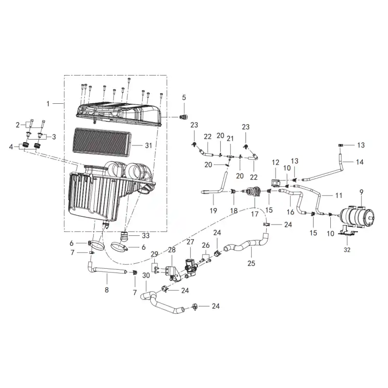 Boitier Filtre à Air 4 – SILENTBLOC QJ Achetez Aujourd&rsquo;hui