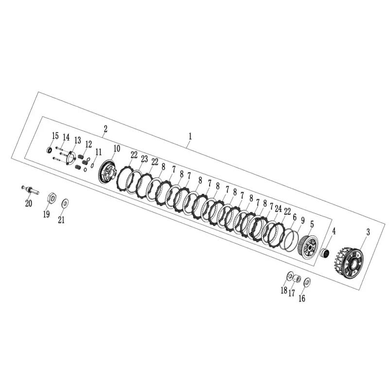 Prix Réduit Embrayage 14 – VIS M6X25