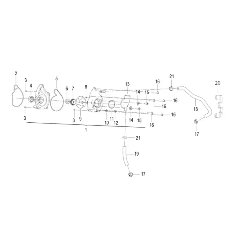 Pas Cher Pompe à Eau 16 – VIS M6X30 QJ