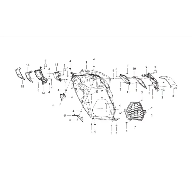 Produit De Marque Passage de Roue Avant / Clignotants 4 – ECROU CAGE ST4.2 QJ
