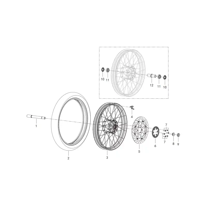 Roue Avant 1 – AXE DE ROUE AVANT SRT 450 Meilleur Choix