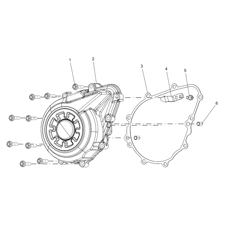 Carter Allumage 5 – VIS M6X14 QJ Dernier Modèle