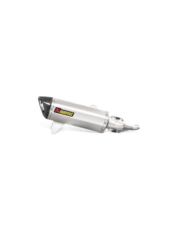Pot d&rsquo;échappement Akrapovic X-Max 125 Yamaha Evolis 125 MBK 17-20 Silencieux Slip-On avec raccord Nouvelle Collection