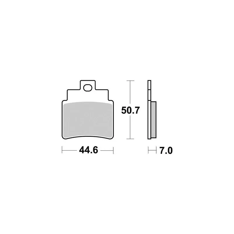 Haute Qualité Plaquettes de frein AVANT Perfect Sym Cruisym 125 18-26