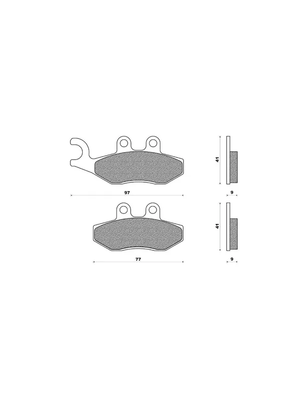 Marque Plaquette ARRIERE Perfect Piaggio MP3 400 07-13