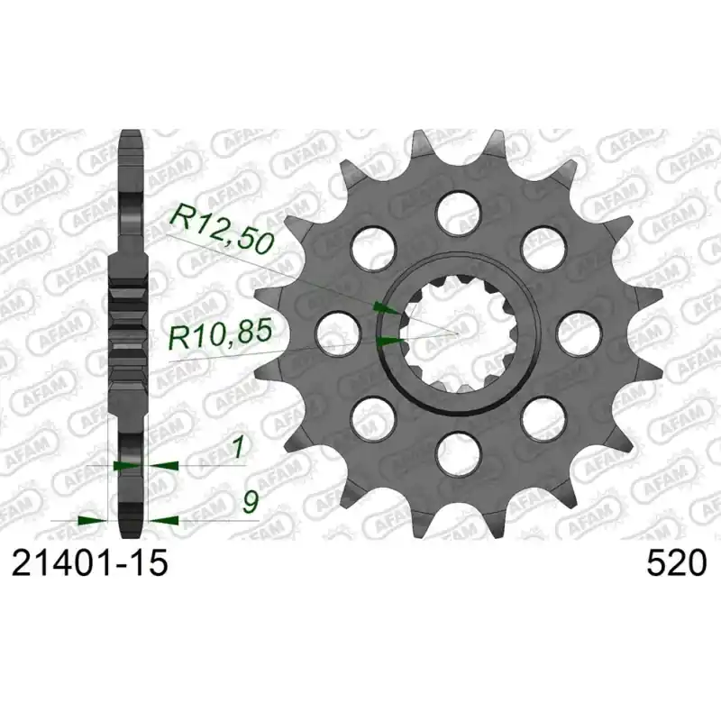 Dernière Chance Pignon 15 dents pour chaine 520