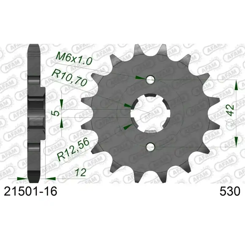 Seulement Aujourd&rsquo;hui Pignon 16 dents pour chaine 530