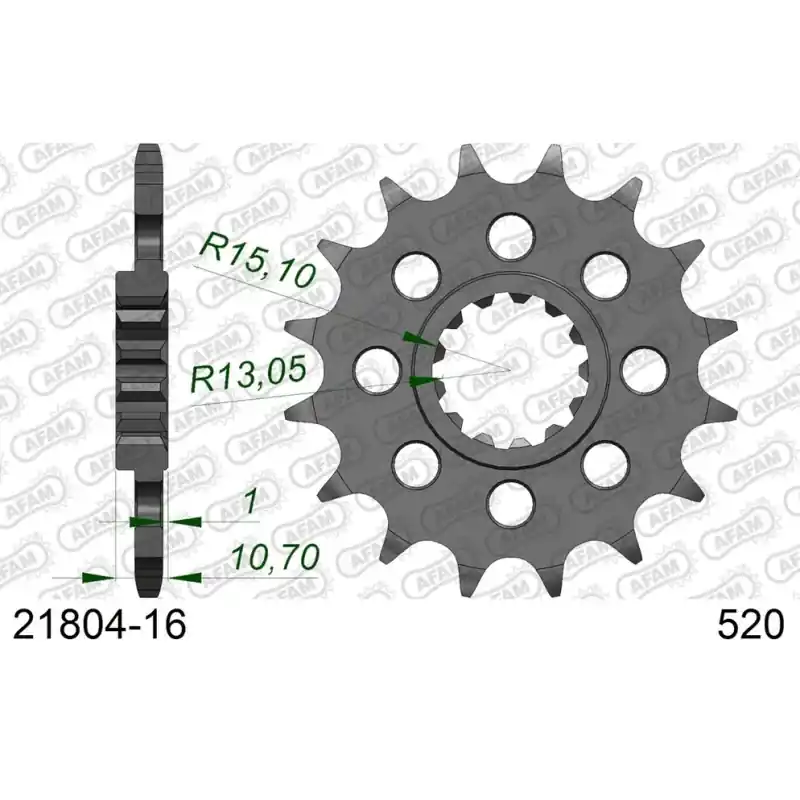 Acheter Direct Pignon 16 dents pour chaine 520