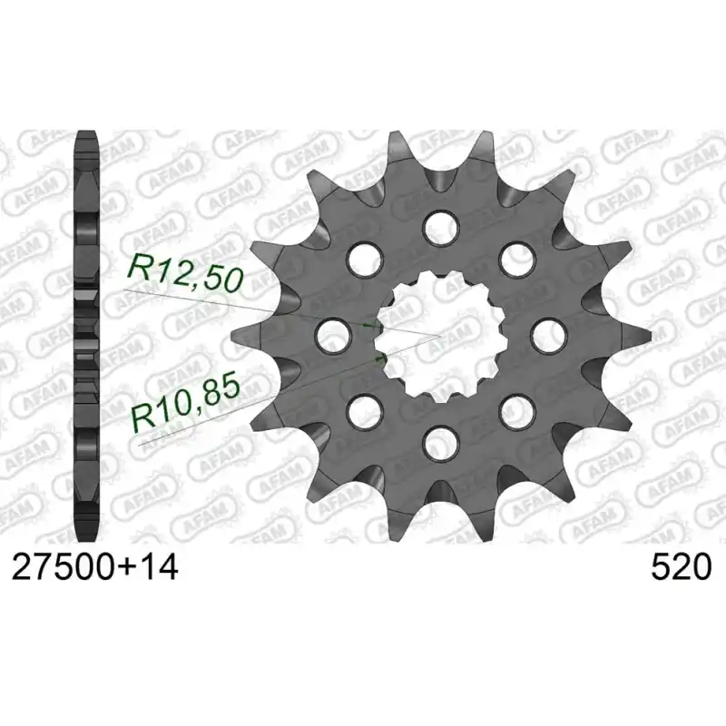 Réduction Pignon 14 dents pour chaine 520 SC