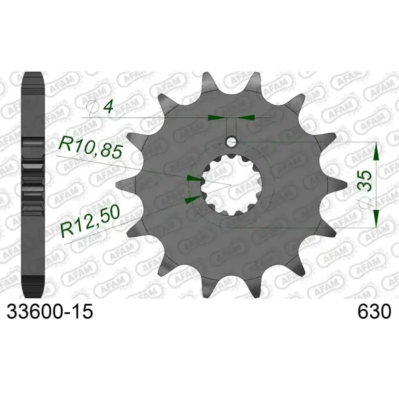 Achat Immédiat Pignon 15 dents pour chaine 630