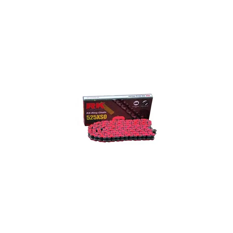 Chaine RK NR525XSO RX'Ring Super Renforcée Pas de 525 – Couleur Rouge Marque
