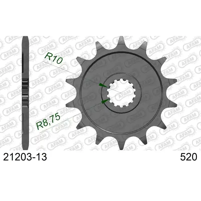 DID KIT CHAINE ALU YAMAHA YZ 125 1997-1998 Solde