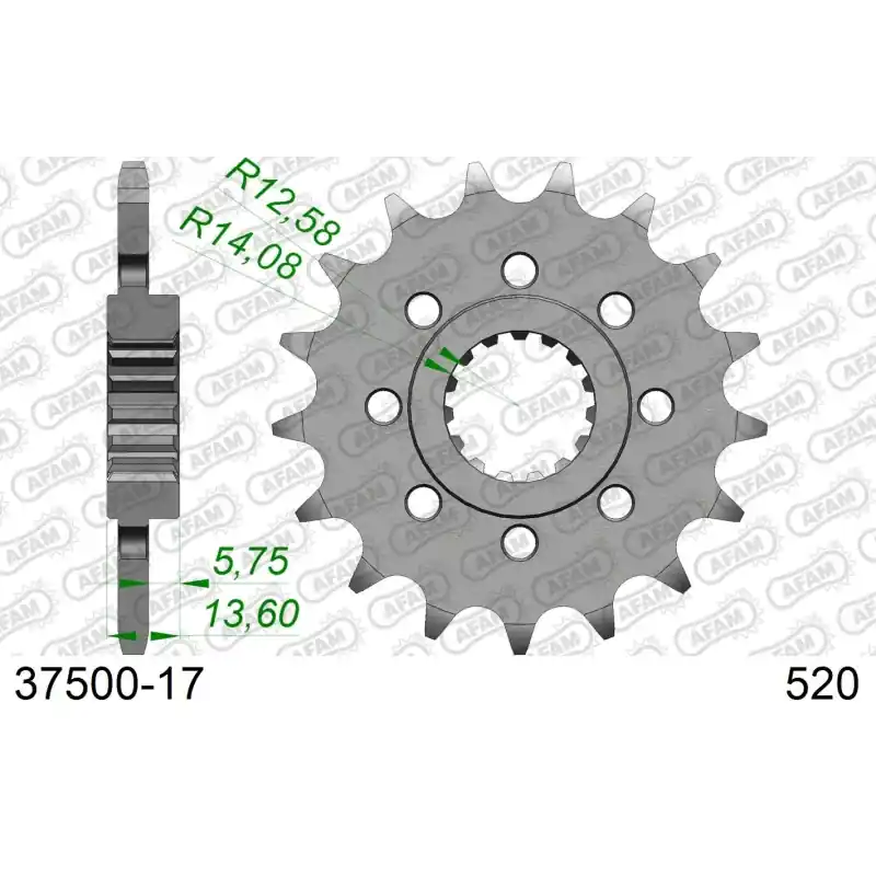 DID KIT CHAINE ALU APRILIA RS 660 2020-2021 Haute Qualité
