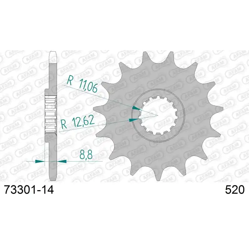 DID KIT CHAINE ALU KTM 560 SMR 2006-2008 Vente Directe