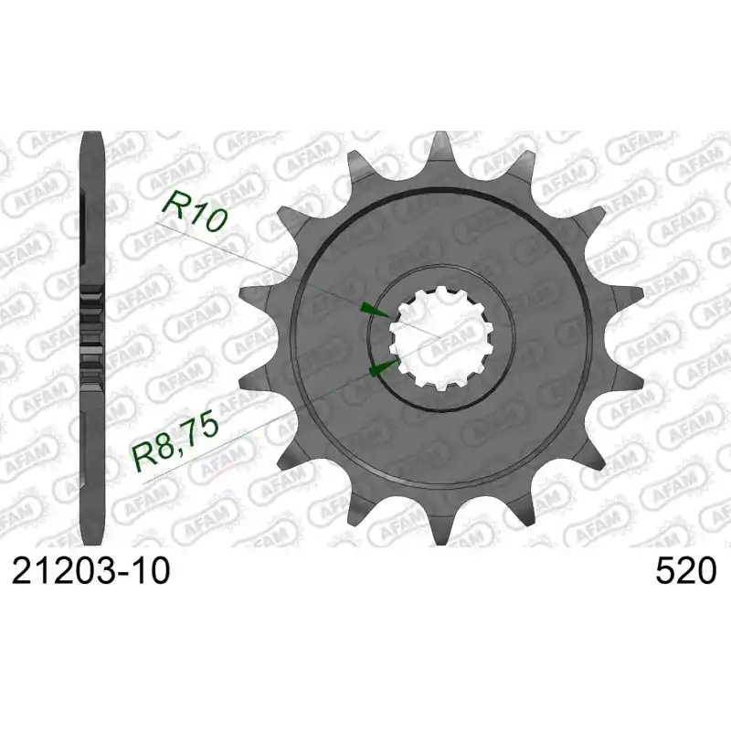 Vente Directe DID KIT CHAINE ALU SCORPA 250 SY LONG RIDE 2006-2007