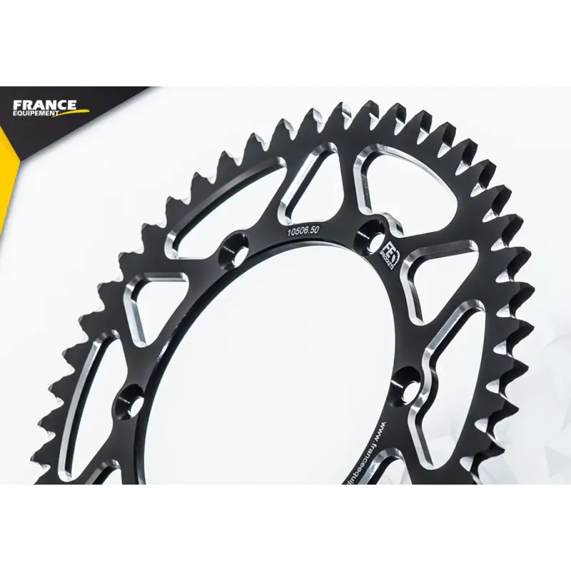 Achat Immédiat Couronne Alu 50 dents pour chaine 520 – France Equipement 4904.10506.501