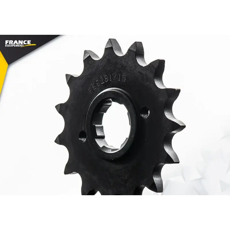 Achat Immédiat Pignon 15 dents pour chaine 520 – France Equipement 5105.E281.15