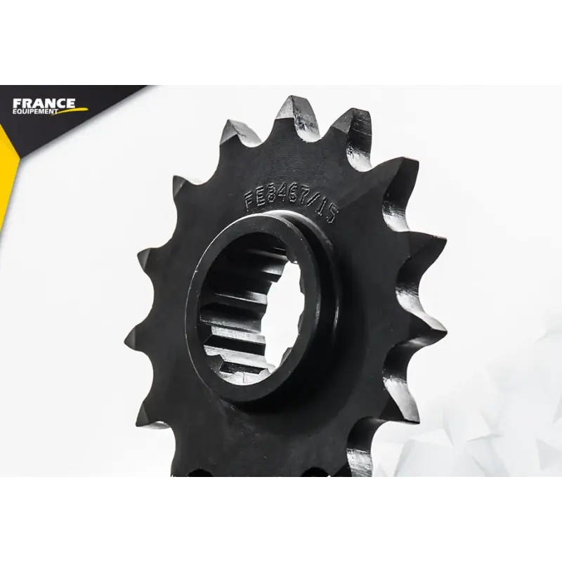 Authentique Pignon 15 dents pour chaine 525 – France Equipement 8404.E8467.15
