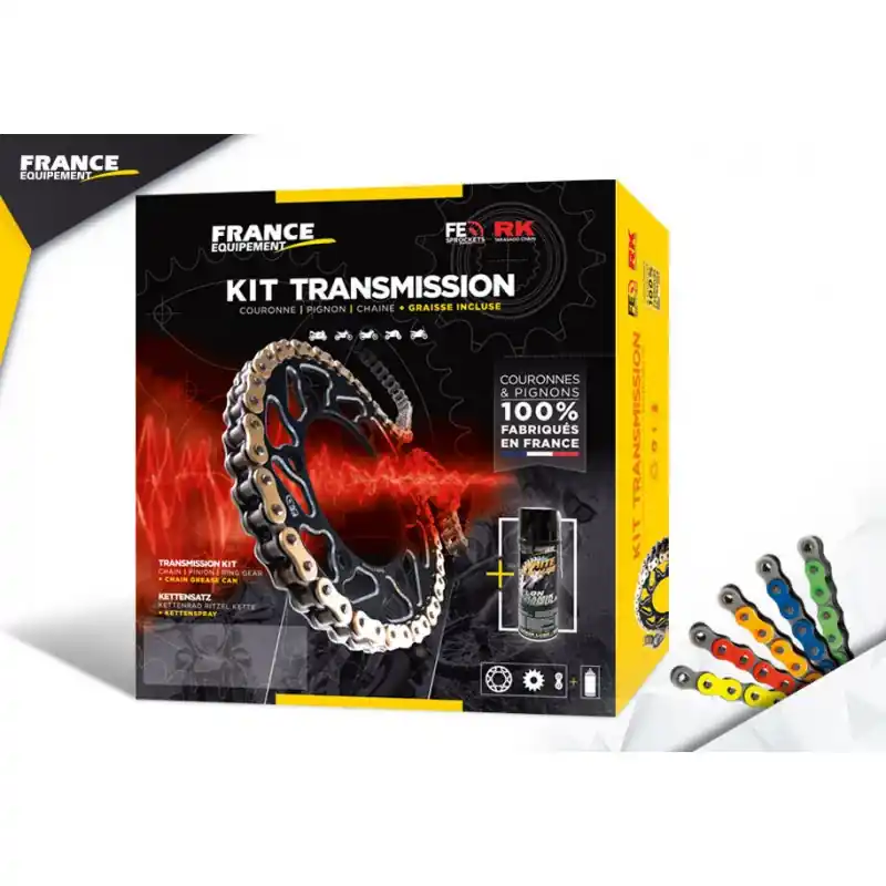 KIT ACIER MASAI MASAI 450 QUAD 2005 14X42 RK520FEX Jusqu&rsquo;à Épuisement Des Stocks